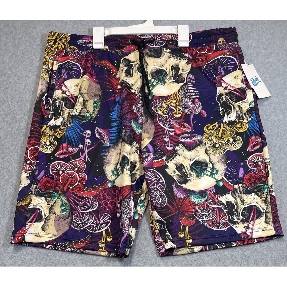 NWT Fresh Prints Of Bel-Air Urban Wear Men's Basketball Shorts Size XL